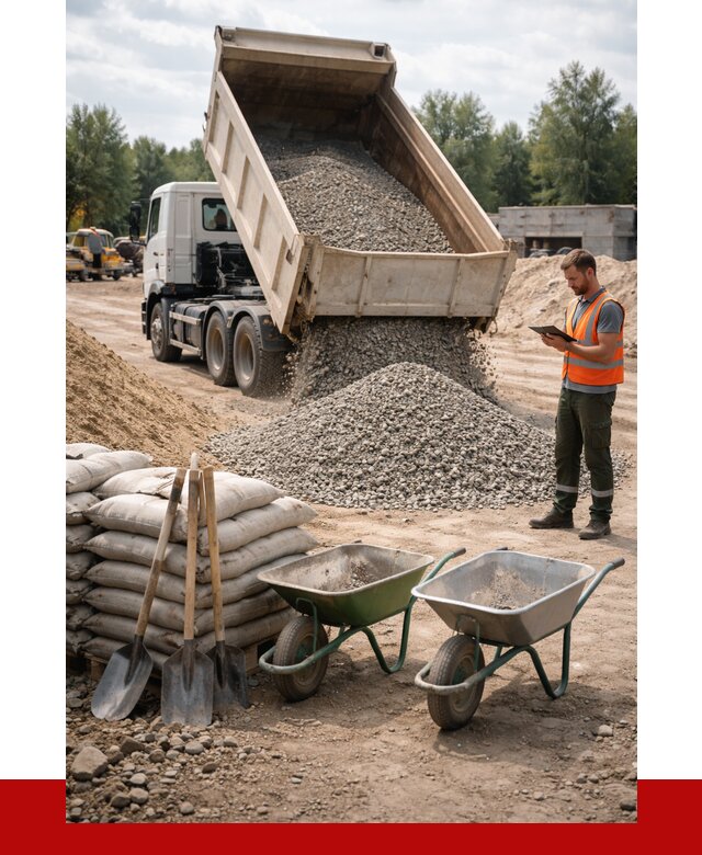 Доставка нерудных материалов в Белебее от 1224 руб. | ПРОНЕРУДБлб