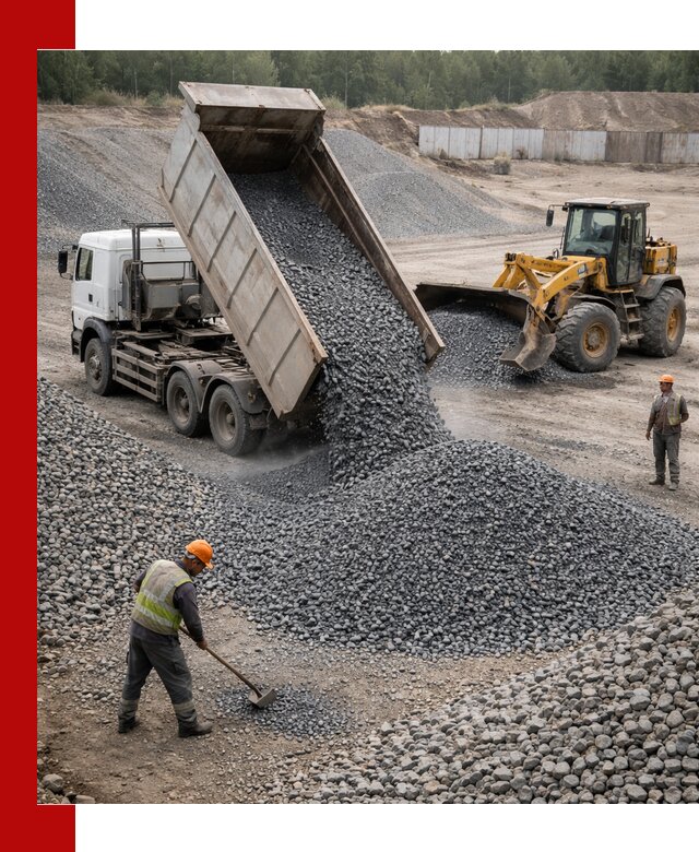 Щебень габбро-диабаз фр. 5-20 с доставкой в Белебее