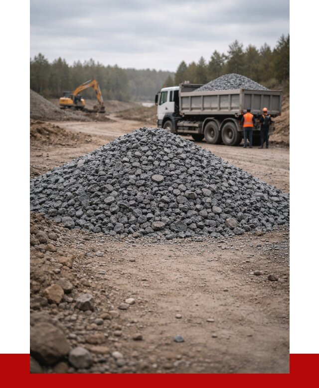 Щебень габбро диабаз фракция 40-70 в Белебее от 2244 р-ПРОНЕРУДБлб