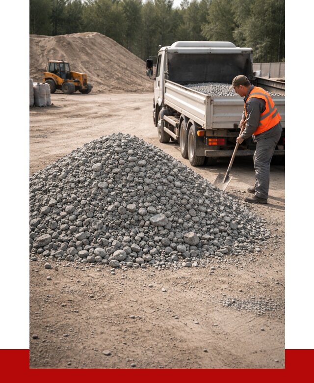 Гравийный щебень фракция 5-10 в Белебее от 2244 р. | ПРОНЕРУДБлб