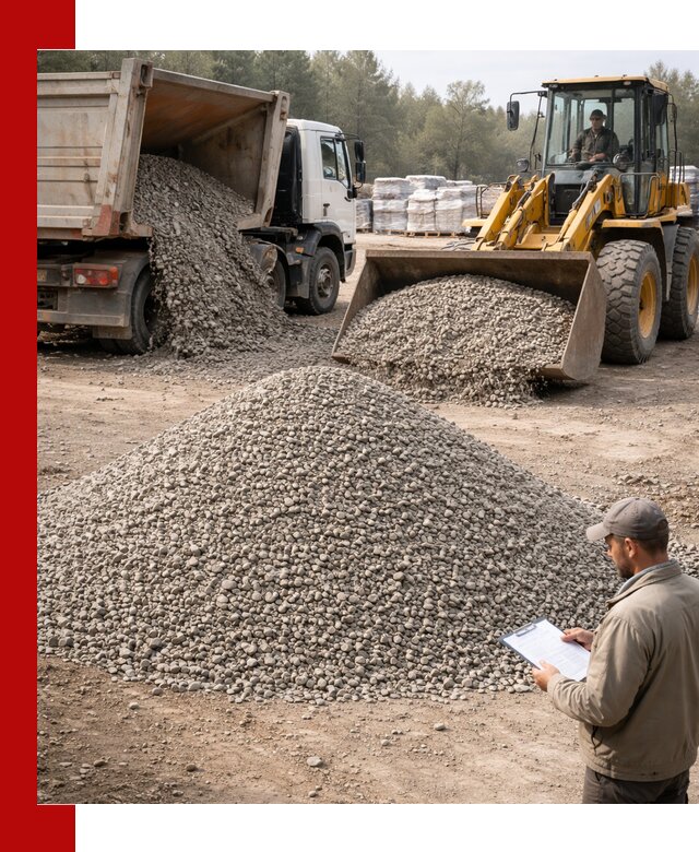 Гравийный щебень фракция 5–10 с доставкой в Белебее