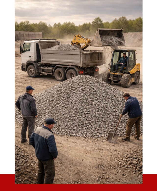 Гравийный щебень фракция 5-20 в Белебее от 2448 р. ПРОНЕРУДБлб