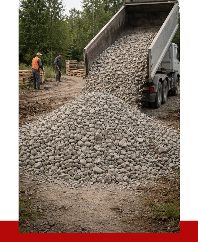 гравийный щебень фракция 70-120 в Белебее от 2499 р. ПРОНЕРУДБлб