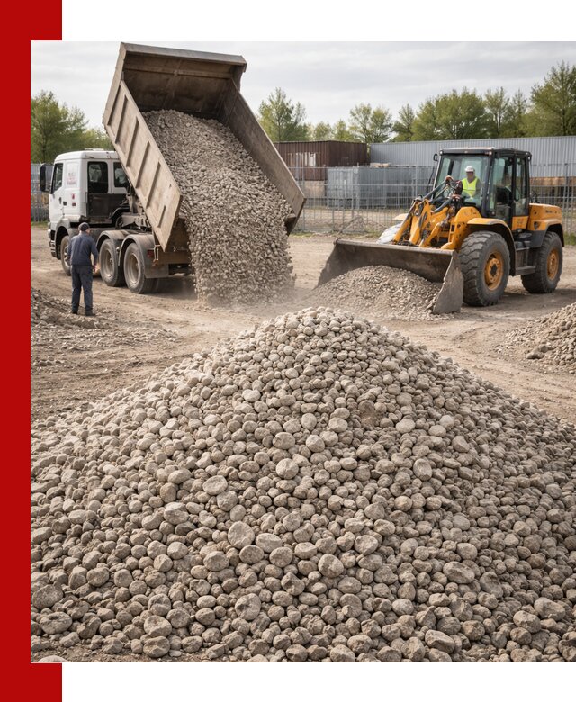 Доломитовый щебень фракции 20–41 с доставкой в Белебее