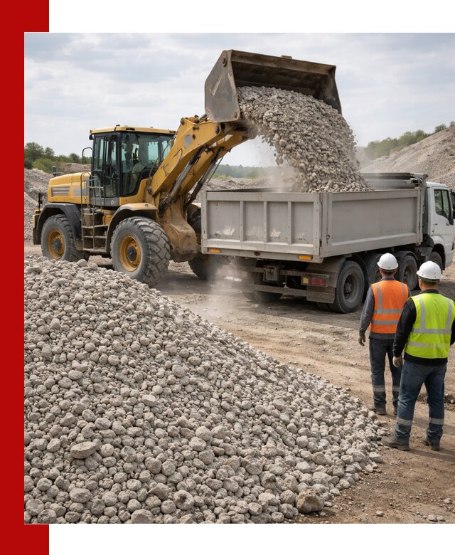 Доломитовый щебень фракция 40–71 доставка и продажа в Белебее