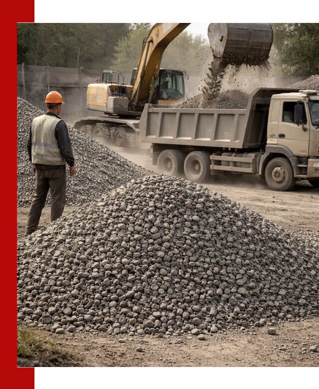 Шлаковый щебень фракция 5-20 с доставкой в Белебее