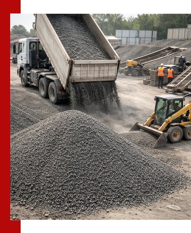 Вторичный щебень фракция 0–5 с доставкой в Белебее
