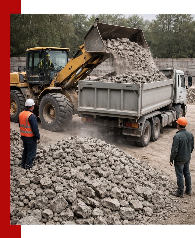 Вторичный щебень фракция 70–150 в Белебее с доставкой