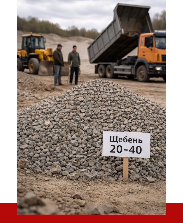 Бетонный щебень фракция 20-40 в Белебее от 2499 р. | ПРОНЕРУДБлб