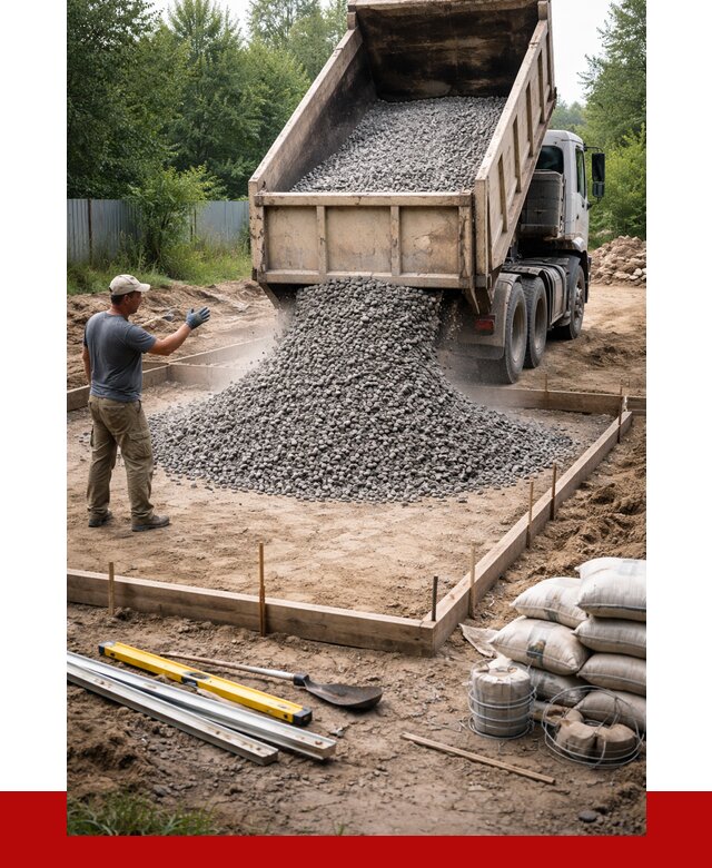 Купить щебень для фундамента в Белебее от 4590 р. | ПРОНЕРУДБлб