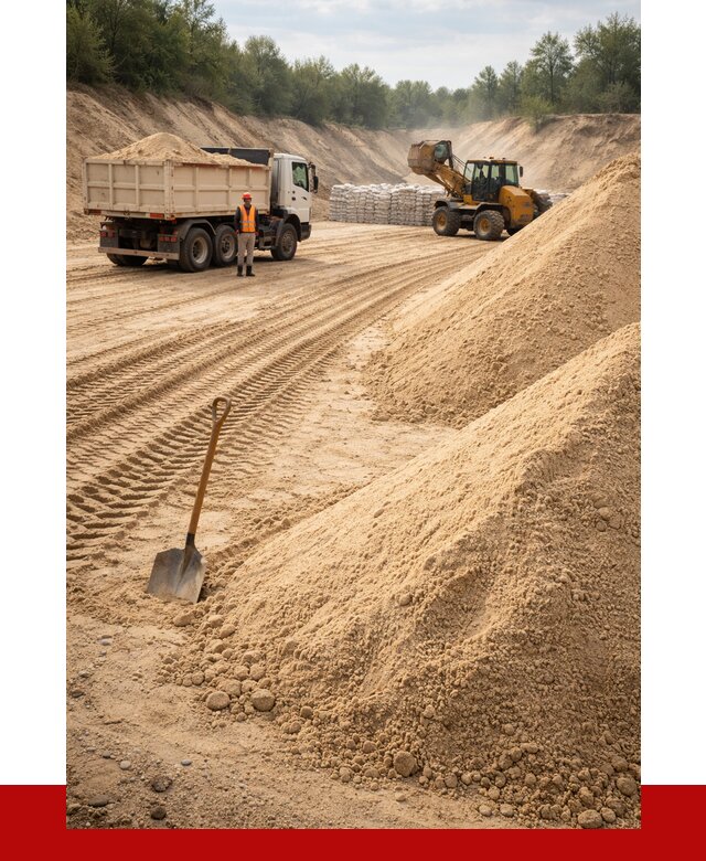 Карьерный песок мелкозернистый в Белебее от 9181 р. | ПРОНЕРУДБлб