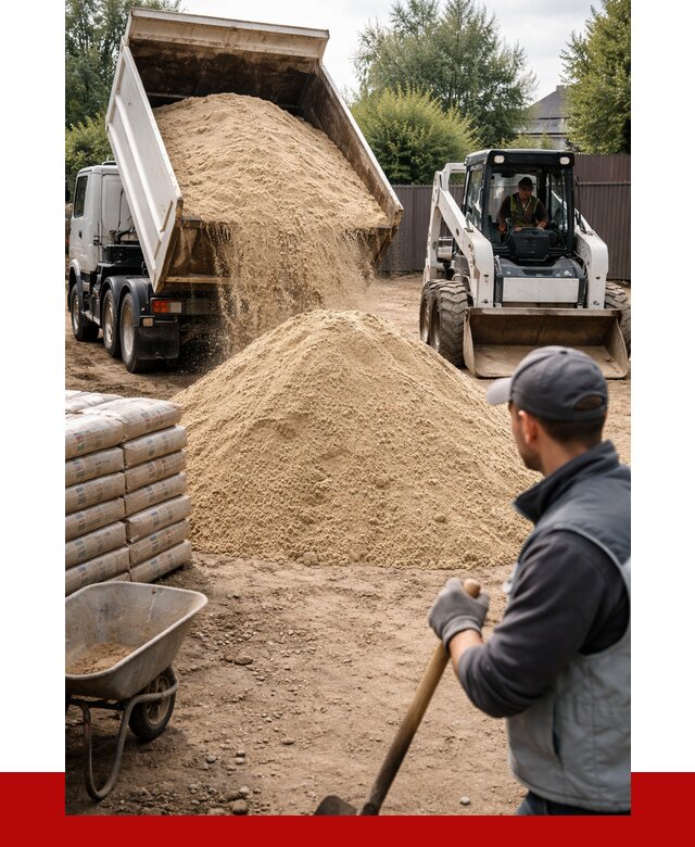 Мытый речной песок с доставкой в Белебее от 1479 р. | ПРОНЕРУДБлб