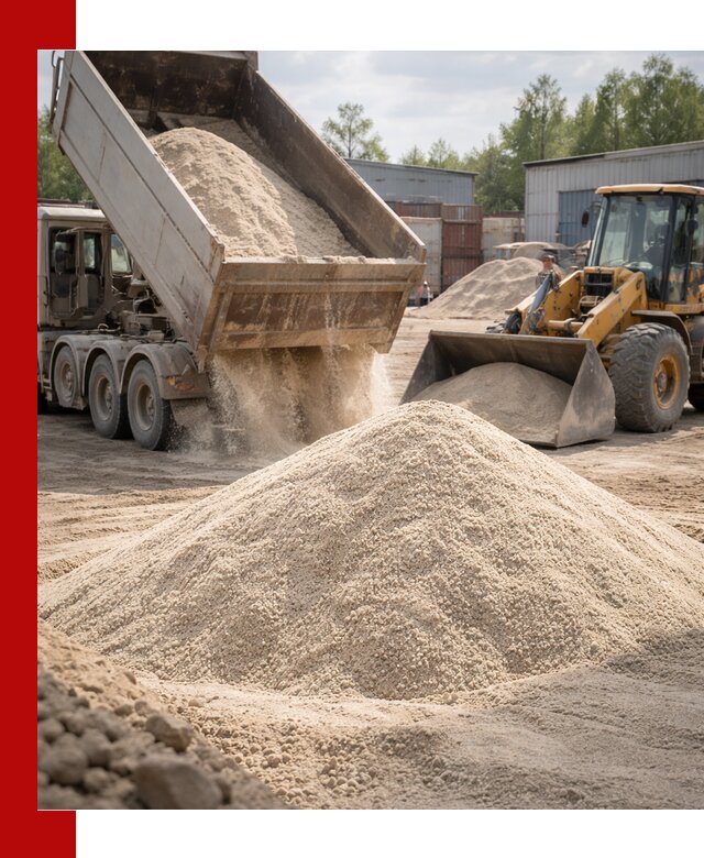 Кварцевый песок с доставкой в Белебее для строительных работ