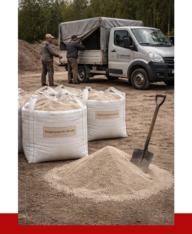 Кварцевый песок для пескоструя в Белебее от 4590 р. | ПРОНЕРУДБлб