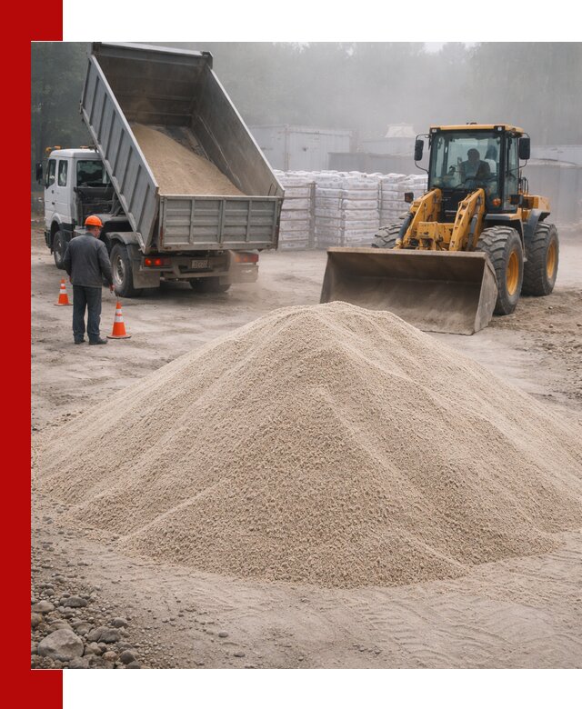 Кварцевый песок фракция 0–8 для стройработ в Белебее