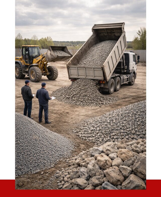 Гравий и камень с доставкой в Белебее от 4284 р. - ПРОНЕРУДБлб