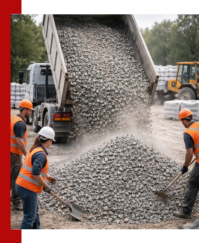 Доставка гравия и камня в Белебее оптом и в розницу