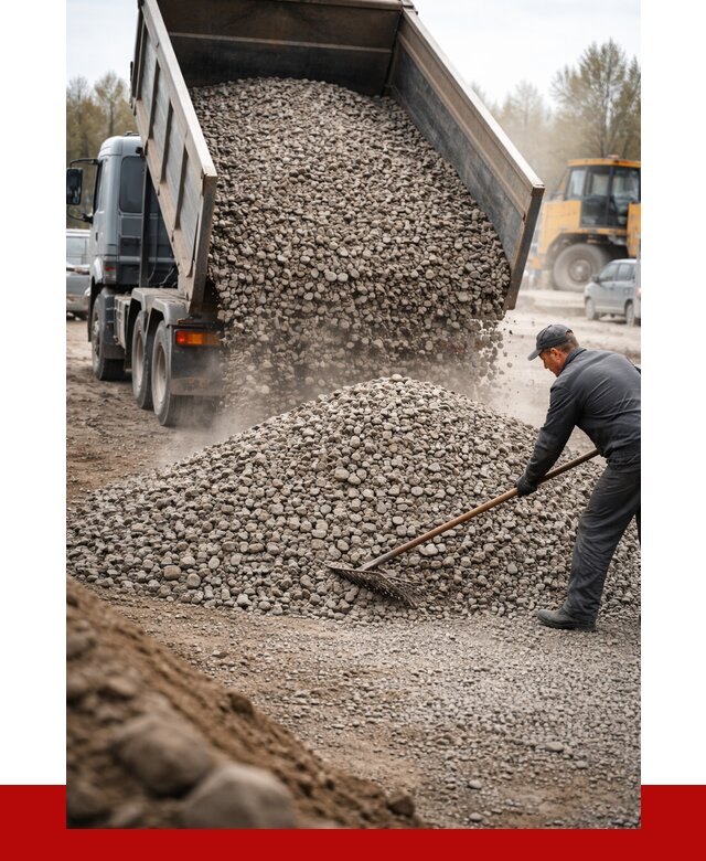 Гравий фракция 20-40 в Белебее от 2550 р. доставка | ПРОНЕРУДБлб