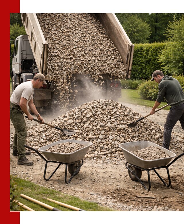 Доставка и продажа декоративной гальки в Белебее