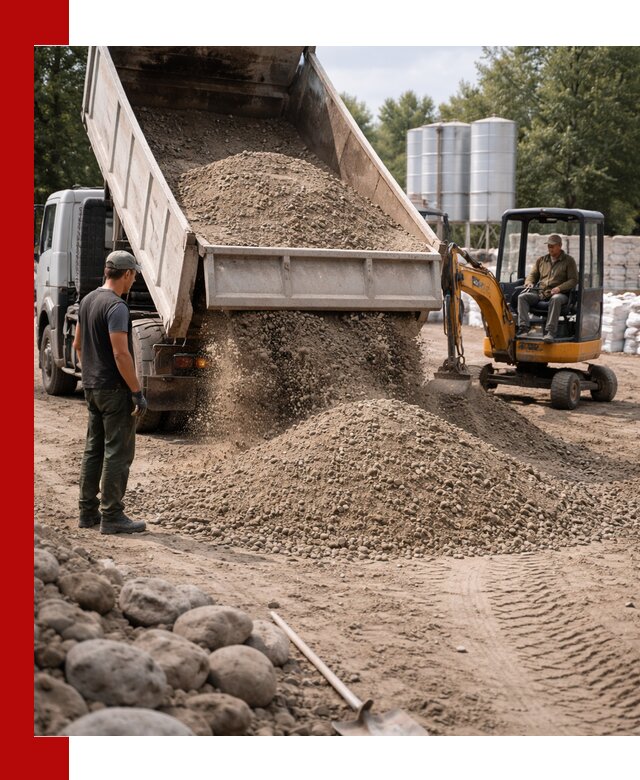 Доставка ПГС С3 в Белебее самосвалами и миксерами