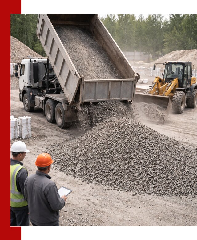 Доставка и продажа гранитного отсева 0-10 в Белебее