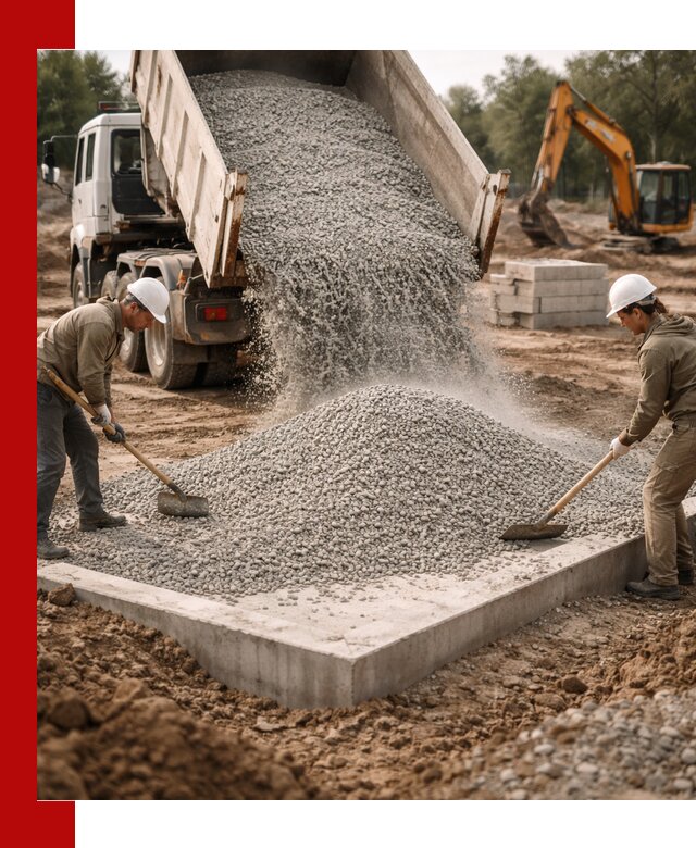 Доставка и продажа отсева для бетона в Белебее