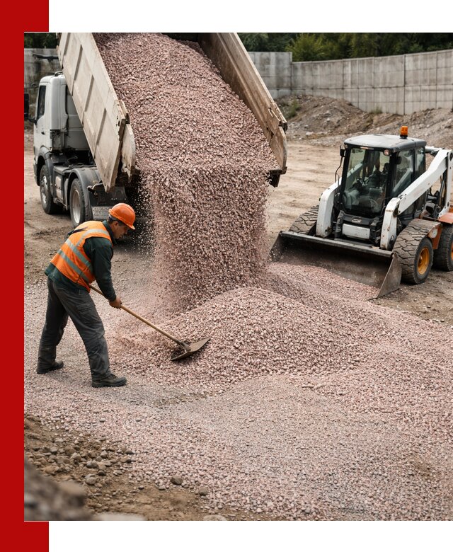 Крошка розовый гранит с доставкой в Белебее от производителя