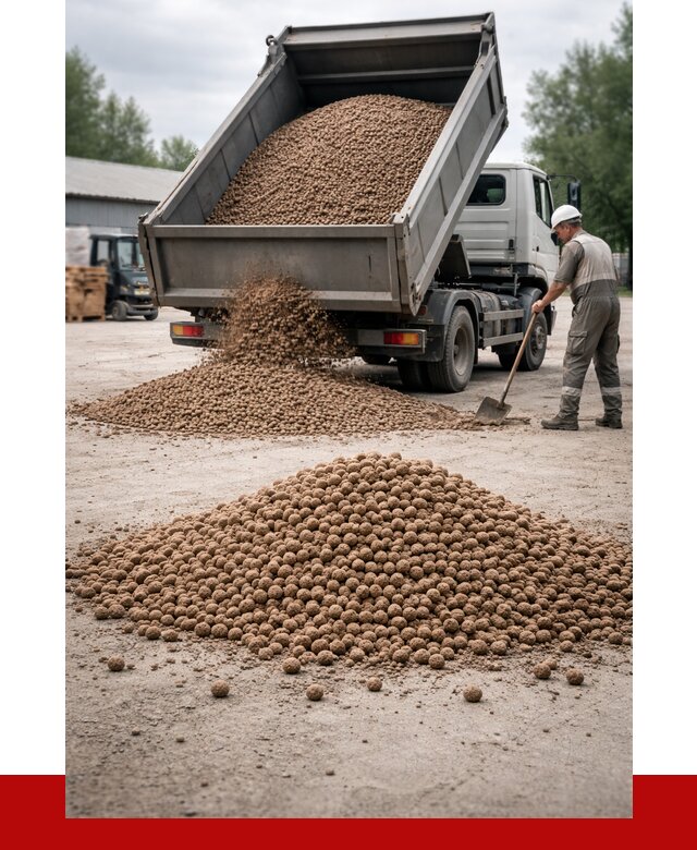 Керамзит с доставкой в Белебее от 4284 р. за м3 | ПРОНЕРУДБлб