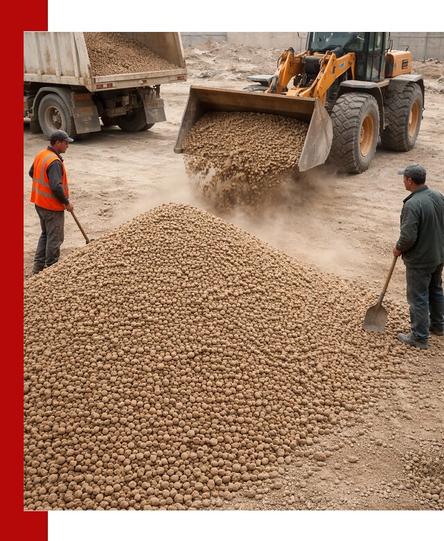 Керамзит фракция 10-20 с доставкой в Белебее