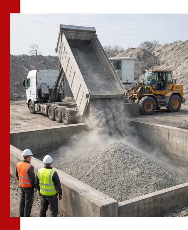 Доставка цемента навалом в Белебее крупными партиями