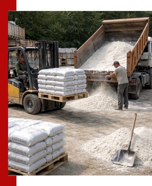 Доставка строительной извести оптом и в розницу в Белебее