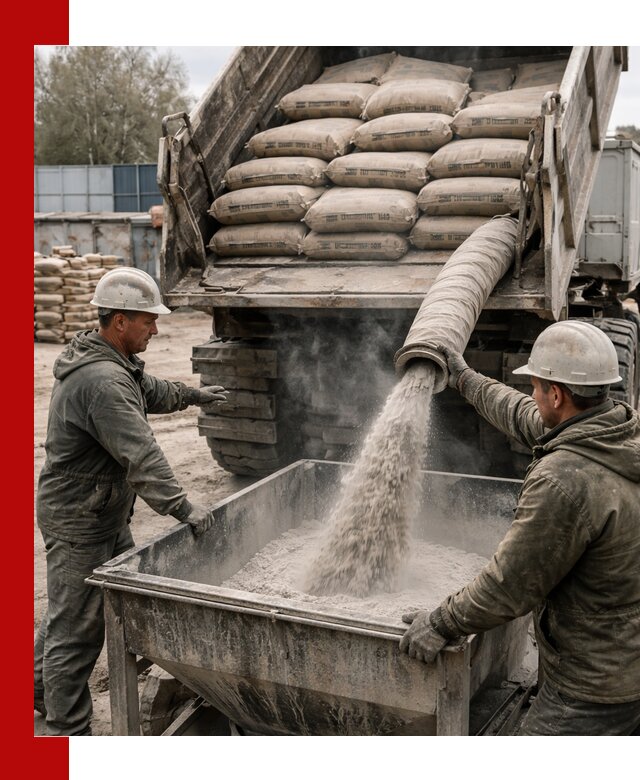 Доставка цемента М400 в Белебее оптом и в розницу