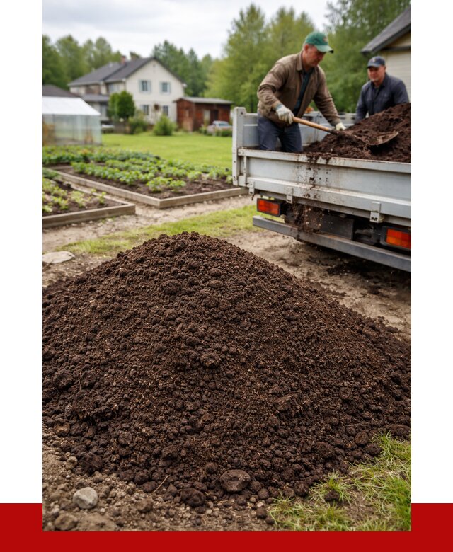 Плодородный грунт в Белебее с доставкой от 4284 р. | ПРОНЕРУДБлб