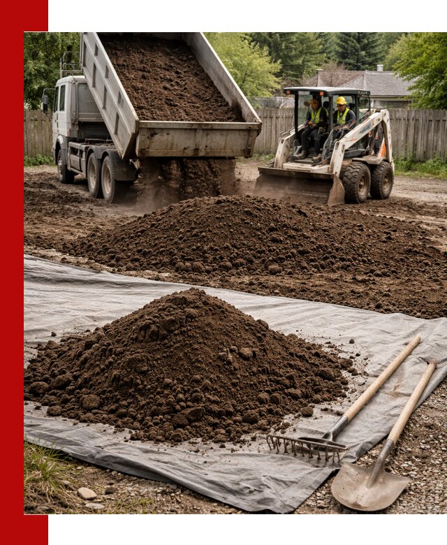 Грунт для отсыпки участка с доставкой в Белебее