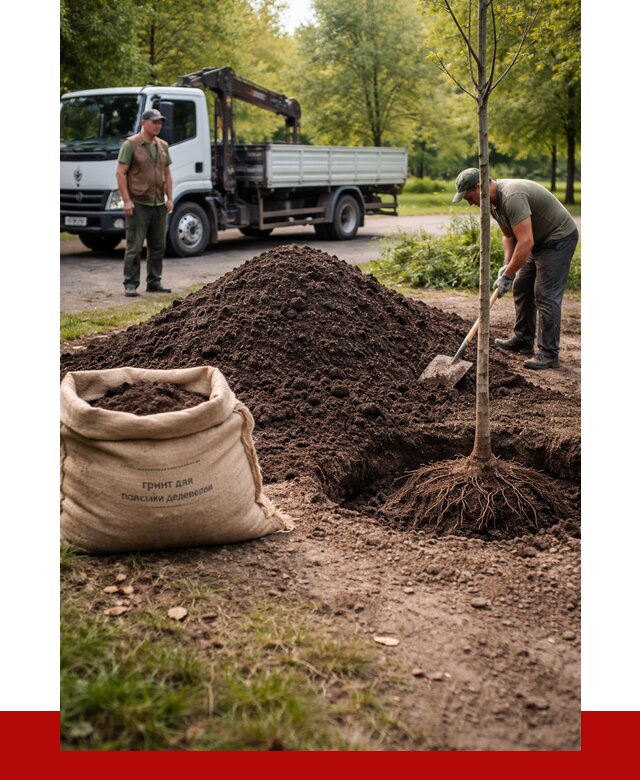 Грунт для посадки деревьев в Белебее от 1224 р. | ПРОНЕРУДБлб