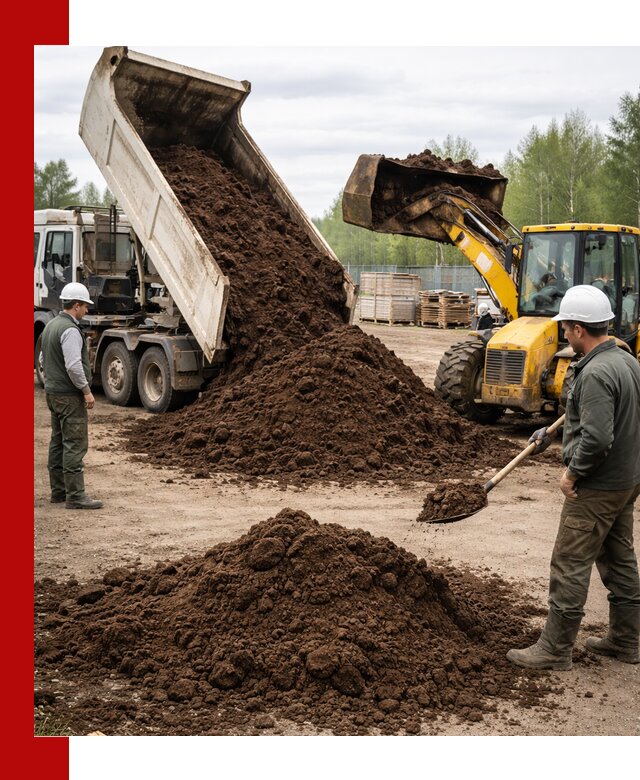 Доставка торфа оптом и в мешках в Белебее