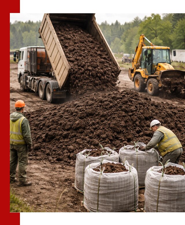 Доставка нейтрального торфа в Белебее оптом и в розницу