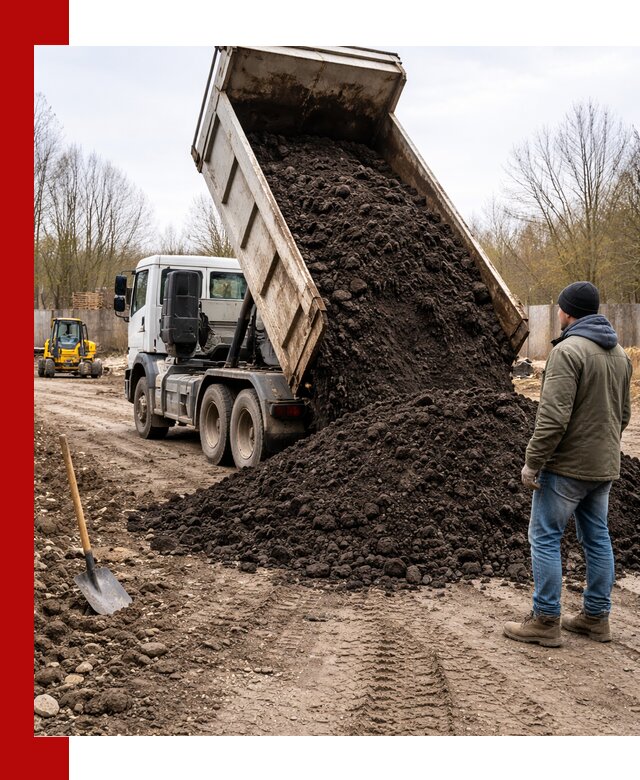 Доставка чернозема навалом в Белебее быстро и выгодно