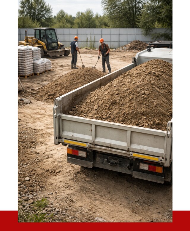 Супесь с доставкой в Белебее от 2499 р. за куб | ПРОНЕРУДБлб
