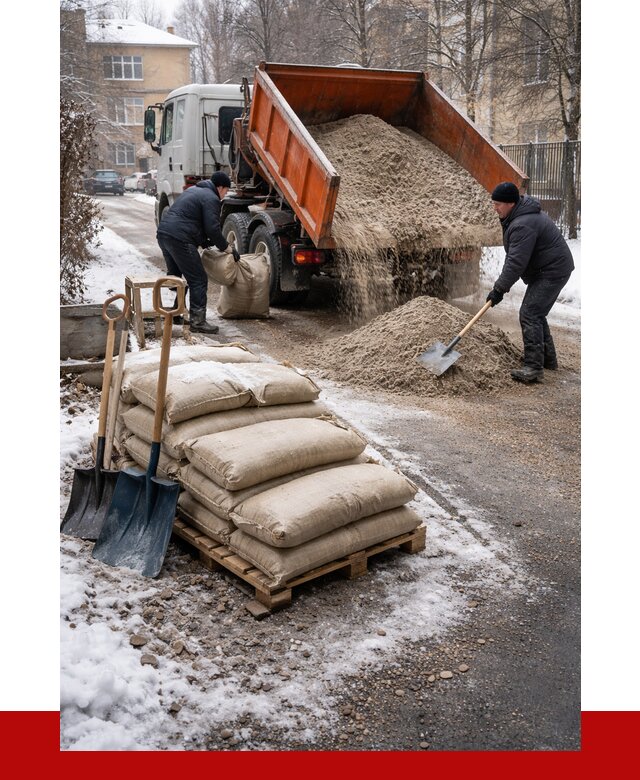 Противогололедные материалы оптом в Белебее от 4284 р. | ПРОНЕРУДБлб