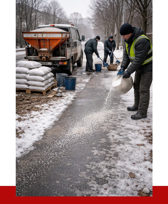 Реагент против гололеда в Белебее с доставкой от 4590 р. | ПРОНЕРУДБлб