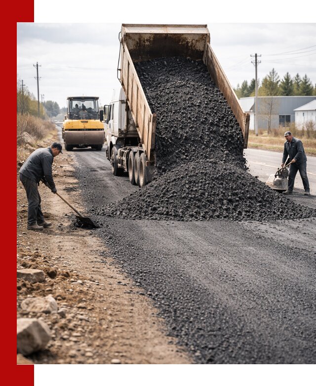 Асфальтовая крошка для дорог в Белебее — поставка и доставка