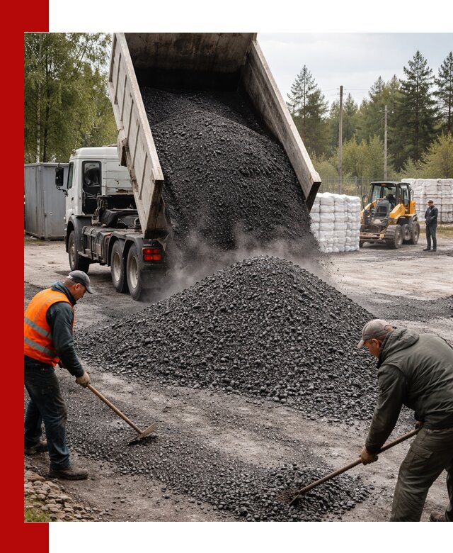 Доставка и продажа асфальтного гранулята в Белебее
