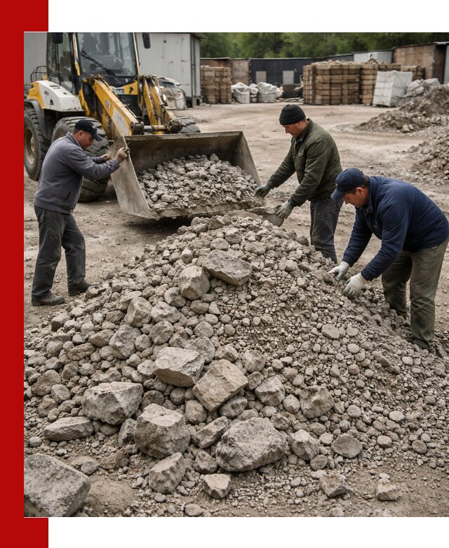 Демонтаж и вывоз бой бетона в Белебее