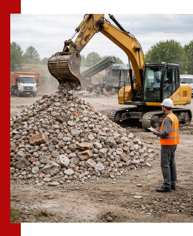 Доставка и вывоз строительного боя в Белебее