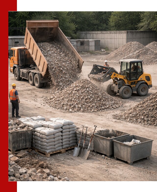 Вторичные материалы для отсыпки в Белебее — поставка и доставка