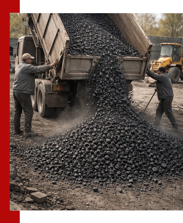 Доставка угля семечка самосвалами в Белебее