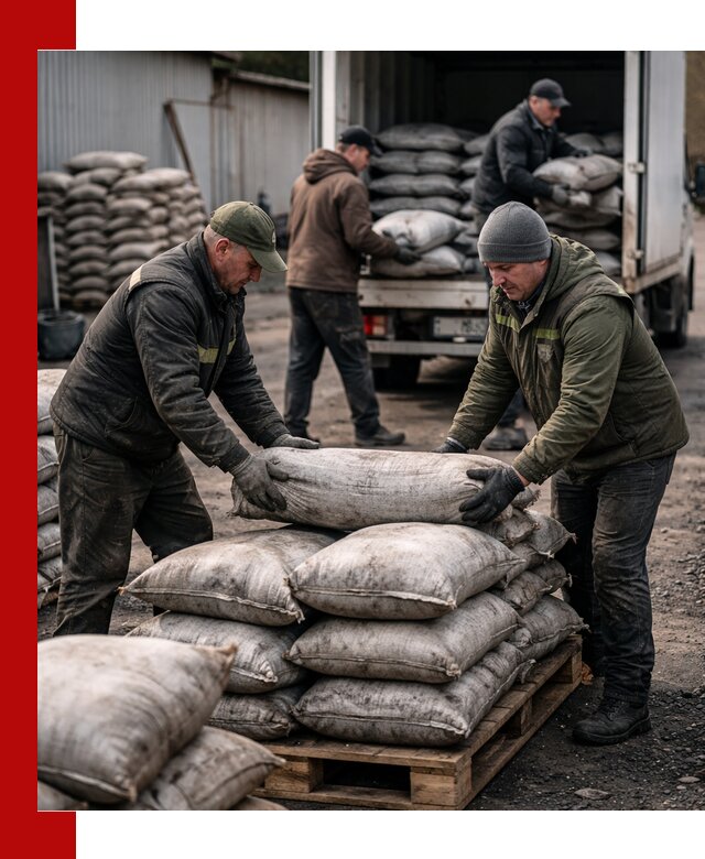 Доставка угля в мешках по выгодным ценам в Белебее