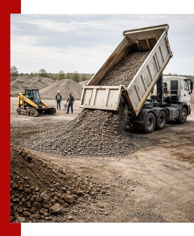 Доставка самосвалом 25 м³ в Белебее быстро и надежно