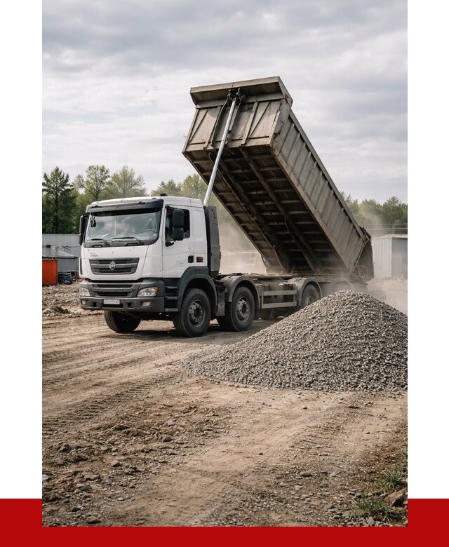 Доставка самосвалом 40 кубов в Белебее от 9181 р. | ПРОНЕРУДБлб